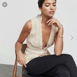 Reformation Carmel Adley Wrap Top